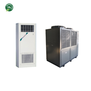 75 kW Bodenständer CO2-Wärmepumpe Heißluftgebläse für Raumheizung und Gewächshaus